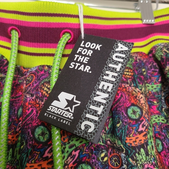 ⭐️RARE ⭐️ NWT STARTER X RICK AND MORTY MEN'S ATHLETIC SHORTS - Picture 7 of 9